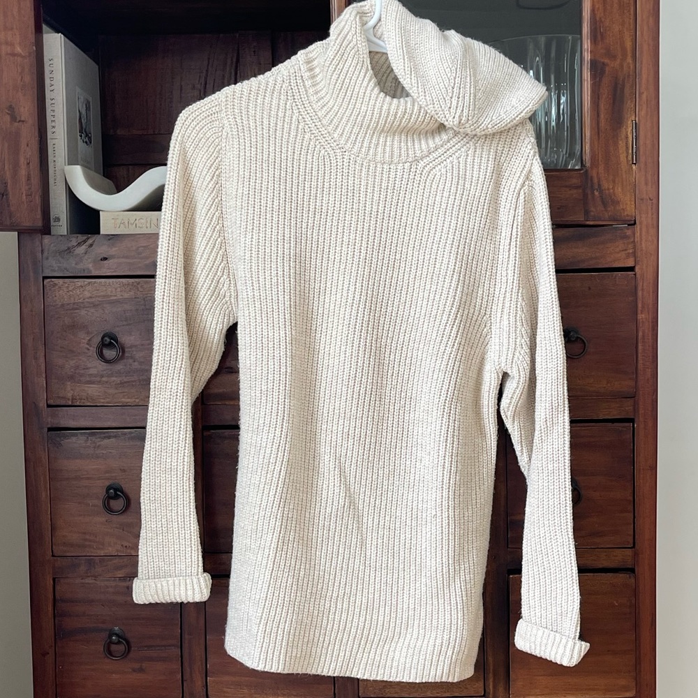 Mango Knit Sweater with Hood